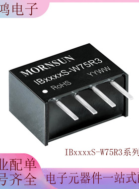 IB0505S-W75R3 IB0509/0512/0515S-W75R3 DC-DC电源模块