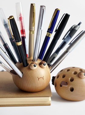 笔筒稀奇古怪笔插有趣办公室桌面可爱文具创意工位发疯小摆件礼物