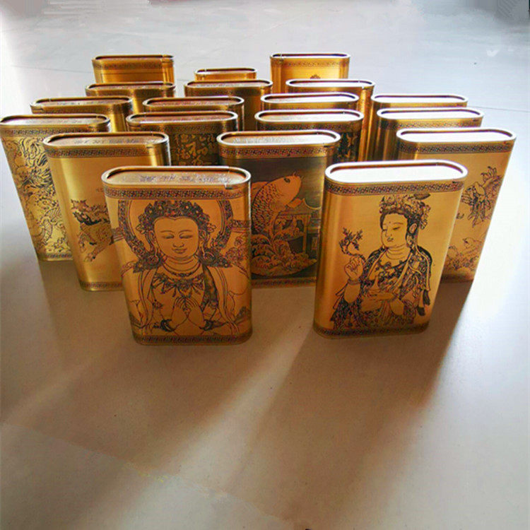 雕刻加厚黄铜便携烟盒