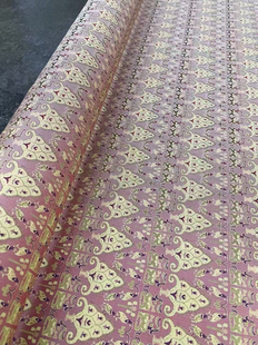 火树银花真丝蜀锦面料高端定制国风马甲外套旗袍布料丝绸布料