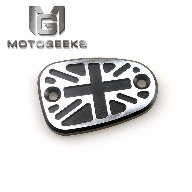 适用于 凯旋Bobber/T100/T120 改装刹车油壶盖 英国米字旗装饰盖