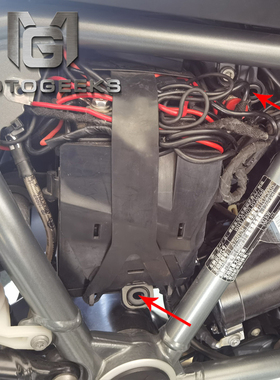 适用宝马 BMW 水鸟 R1200/1250GS/ADV 摩托车侧盖胶圈 电池盖胶垫