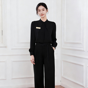 美容师工作服女美业美容院技师养生spa 高端气质秋冬足浴技师医美