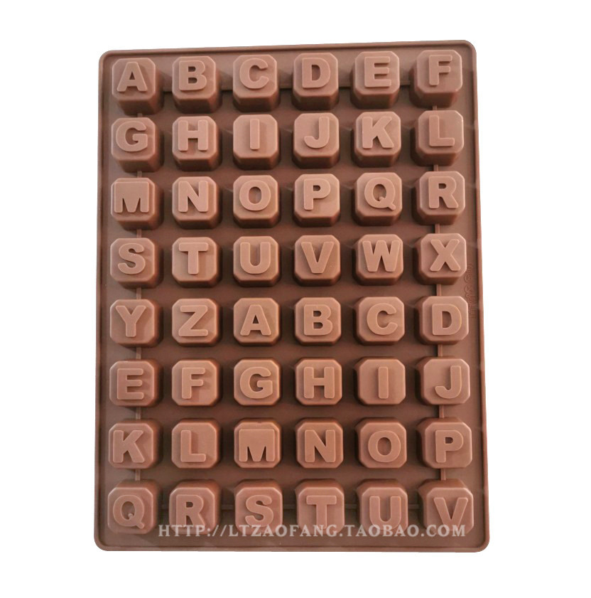 xj306 26个英文字母模具巧克力模具饼干模大写字母磨具