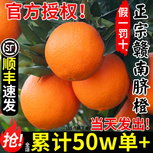 热卖50w+正宗赣南脐橙·假一罚十