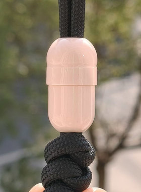 SSD工作室白色胶囊树脂刀坠EDC吊坠挂坠伞绳EDC背包挂件 原创设计