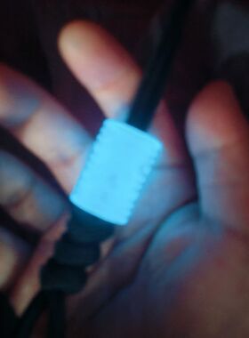 SSD工作室树脂夜光刀坠金箔伞绳编织背包EDC挂坠 挂件 三个一组