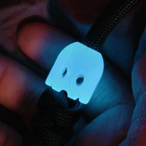 SSD树脂金箔夜光小幽灵伞绳EDC刀坠背包挂坠吊坠DIY手链折刀挂件