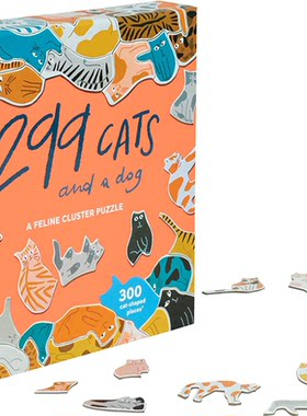 原版进口动物拼图299Cats