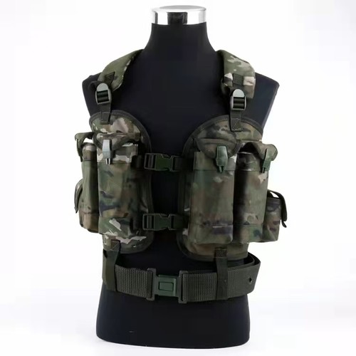 新款95子弹袋墨色战术装具95山水携行具演戏表演战术背心训练马甲