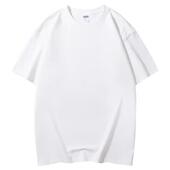 打底240夏季 t短袖 情侣装 体恤潮牌衫 衣服纯棉针织白克服饰恤男 男装