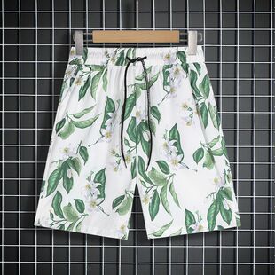 泰式花衬衫短裤套装男夏威夷沙滩短袖衬衣情侣装2025新款夏装外套