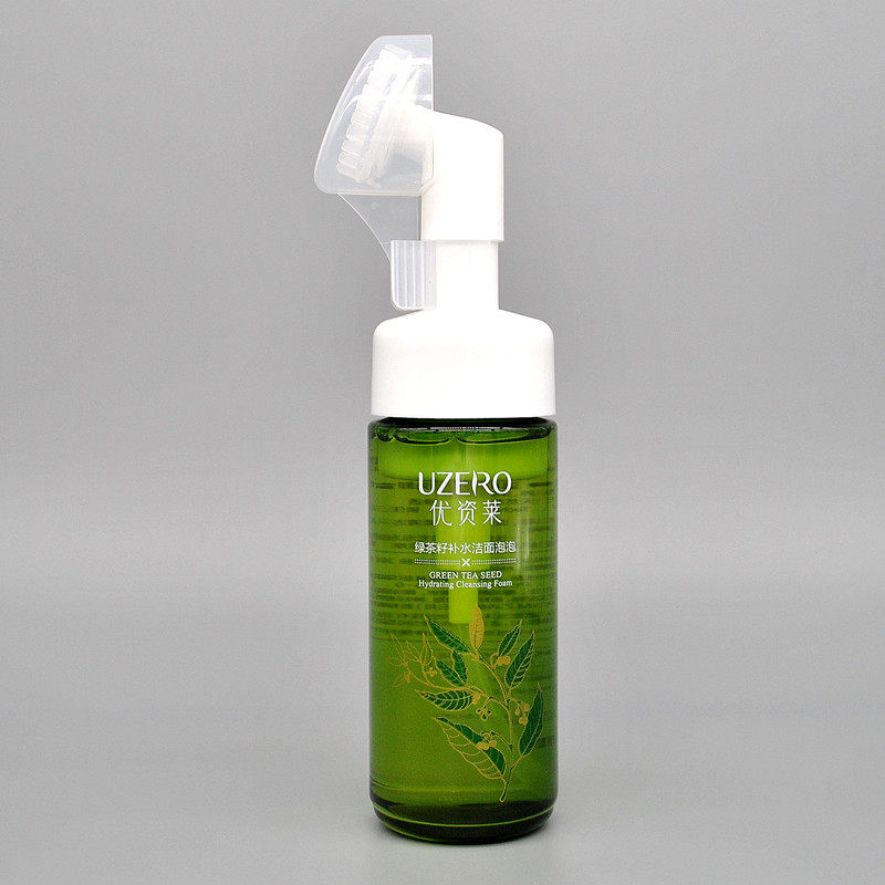 优资莱正品 绿茶籽补水洁面泡泡160ml洗面奶女卸妆合一保湿清洁