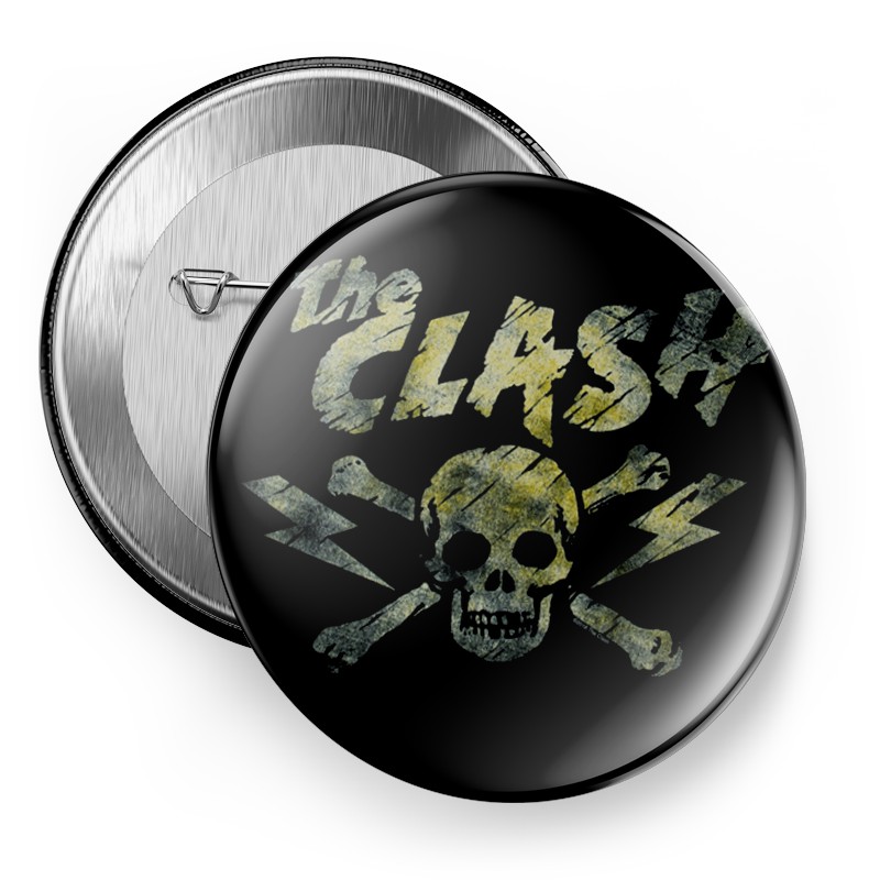 theclash冲撞微胸章别针磁冰箱贴