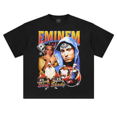 美式宽松落肩舒适纯棉T恤T恤