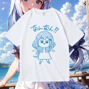 日系卡通动漫二次元偶像大师 MILLION LIVE! 白石紬短袖T恤男女