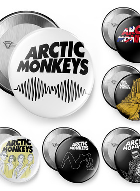 欧美北极猴ArcticMonkeys乐队音乐节吧唧徼章图章别针磁贴冰箱贴