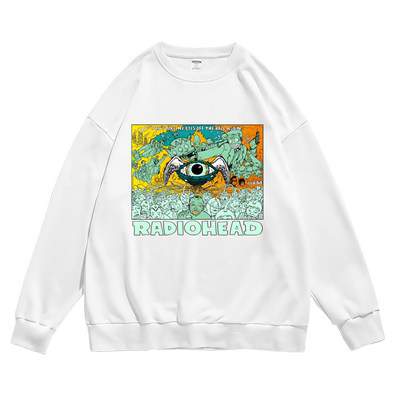 radiohead圆领套头卫衣
