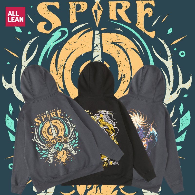 杀戮尖塔印花卫衣男秋冬