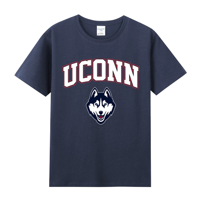 美式uconn康涅狄格纯棉短袖T恤