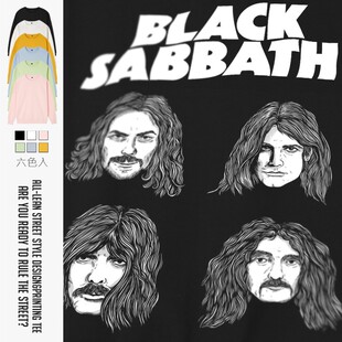 BLACK SABBATH欧美重金属黑色安息日周边衣服圆领套头卫衣男女秋