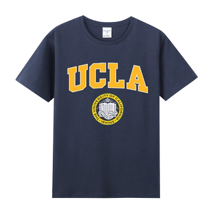 美国美式篮球名校usc南加州大学ncaa印花周边纯棉短袖bf男女款T恤