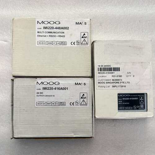 议价MOOG 穆格 控制模块 IMI220-416A001可维修