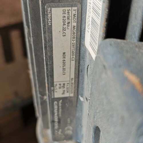 议价格兰富MG80B2-19FT100-C2水泵，三相380-6可维修