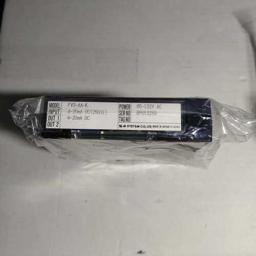 议价M-SYSTEM FVS-AA-K 信号变换器 4-20mA可维修