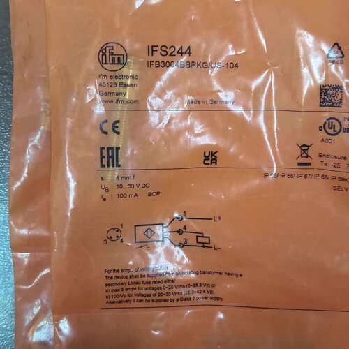 议价 IFM易福门接近开关IFS244 可维修
