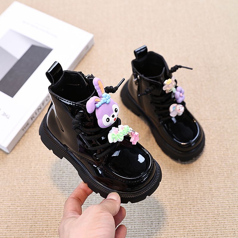 女童马丁靴库洛米加绒公主靴