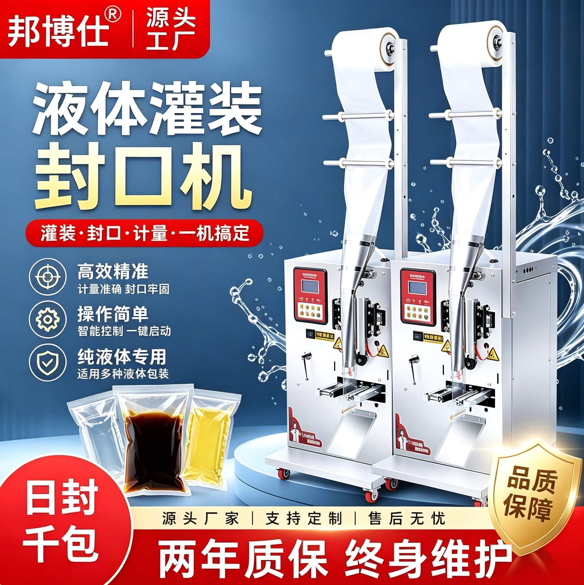 邦博仕商用液体分装机品质保障