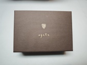 日本限定版 agete阿卡朵丝绒复古八角首饰盒收纳盒首饰盒礼品盒