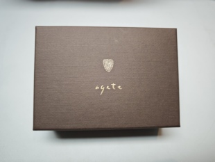 日本限定版 agete阿卡朵丝绒复古八角首饰盒收纳盒首饰盒礼品盒