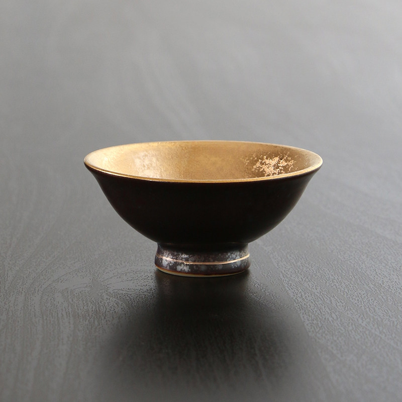 微瑕特价 日本进口有田烧金彩酒杯茶杯 天目釉清酒杯 陶瓷酒盅,餐饮具,清酒杯,淘宝优惠券,粉丝福利购,淘宝优惠卷