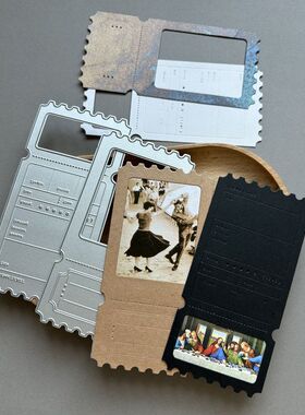 反转胶片票根影评碳钢模具切割刀模scrapbooking DIY手帐相册素材
