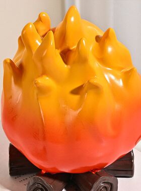 创意火焰收纳盒摆件卡通树脂工艺家居室内玄关客厅钥匙整理送礼