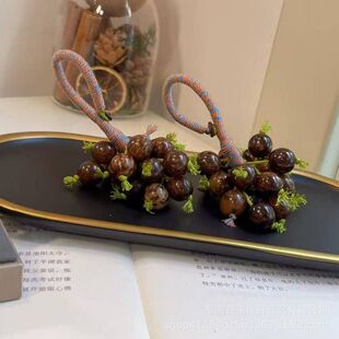天然花根菩提葡萄串儿 DIY文玩配饰手串手链隔珠编绳挂件创意配饰