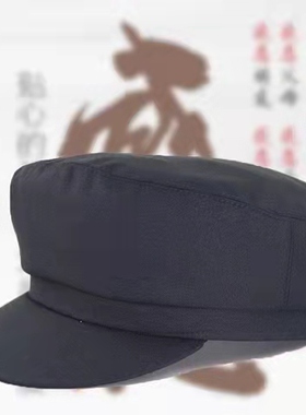 中老年春秋天前进帽老年人布帽子单款老式解放帽爷爷帽子平顶男帽