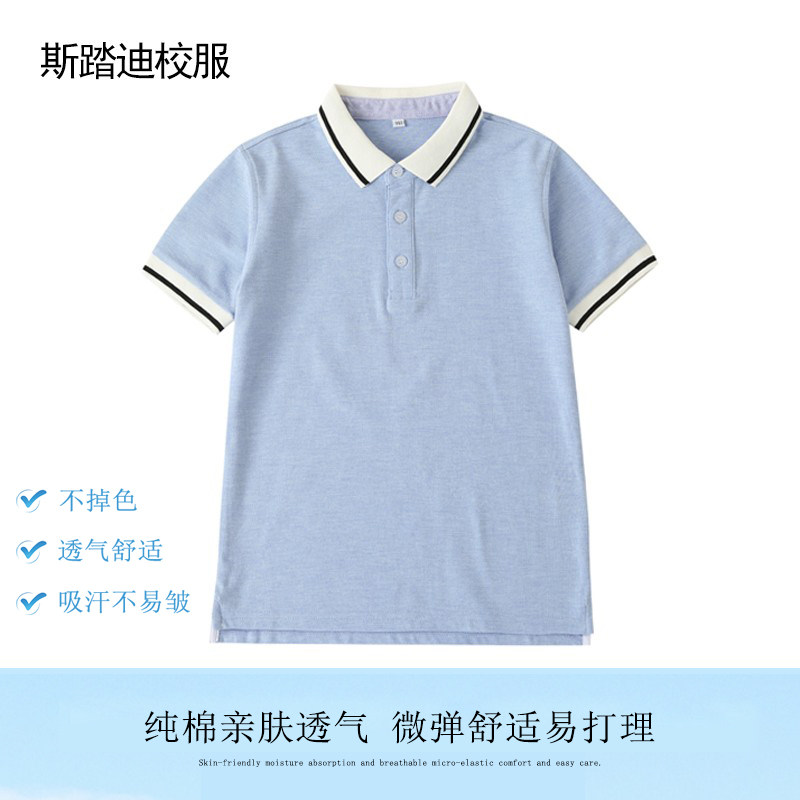 小学生校服英伦风校园夏款短袖