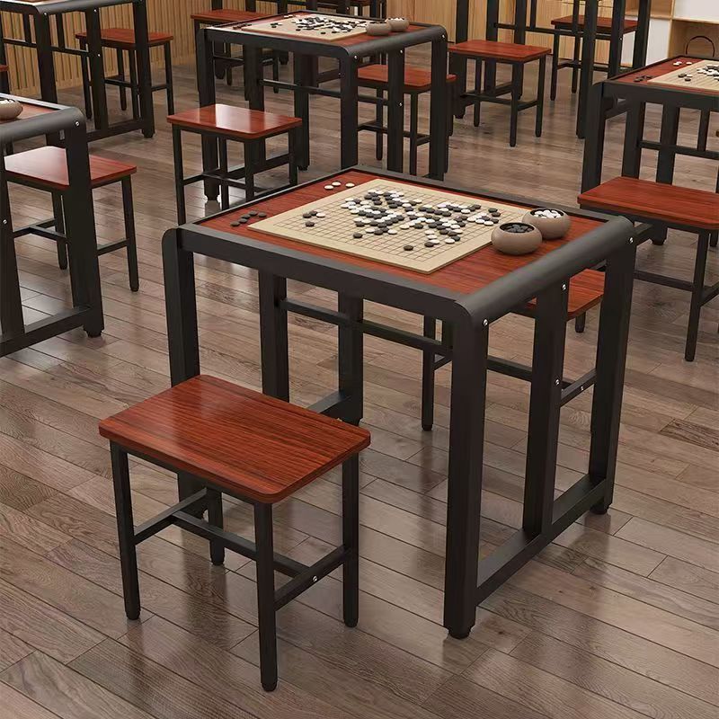 中国围棋象棋辅导班桌子培训桌国际象棋五子棋学生下棋多用棋盘桌