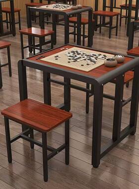 中国围棋象棋辅导班桌子培训桌国际象棋五子棋学生下棋多用棋盘桌