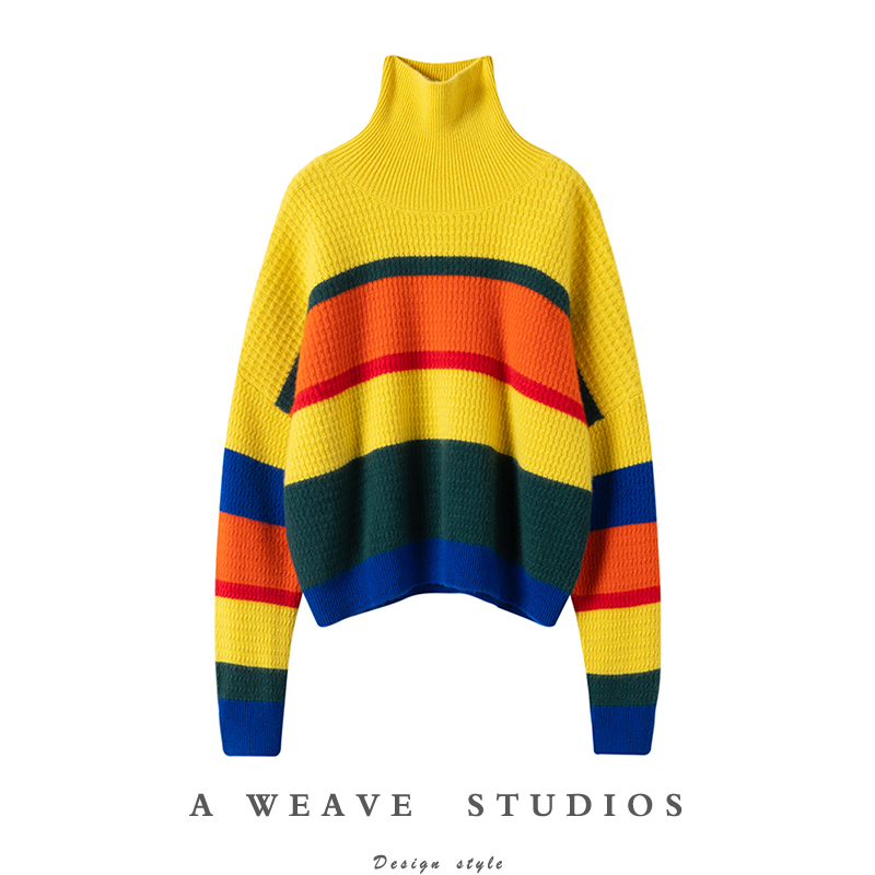 冬凤凰高端100%纯山羊绒衫