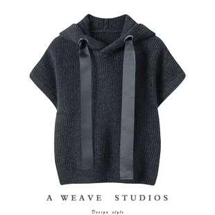 女纯羊绒毛衣加厚针织马甲帽衫 让你心动不已 羊绒背心山羊绒衫