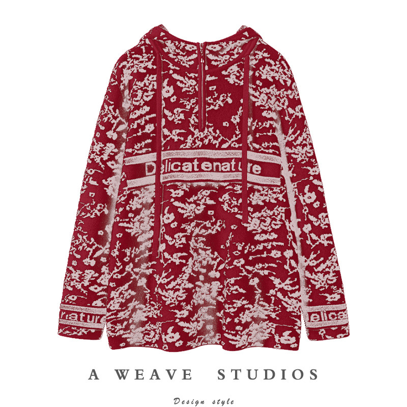 冬凤凰非同寻常高阶D家提花色全羊绒女套头宽松卫衣连帽毛衣拉链,女装/女士精品,羊绒衫,淘宝优惠券,粉丝福利购,淘宝优惠卷