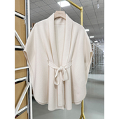 DING级山羊绒 设计师大作 时髦高级且气场强大 奢品斗篷加厚披肩