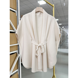 设计师大作 时髦高级且气场强大 DING级山羊绒 奢品斗篷加厚披肩