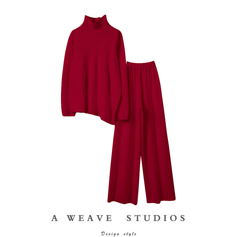 穿出来腔调满满！羊绒衫女纯羊绒裤子女外穿阔腿裤羊绒套装女毛衣,女装/女士精品,羊绒衫,淘宝优惠券,粉丝福利购,淘宝优惠卷