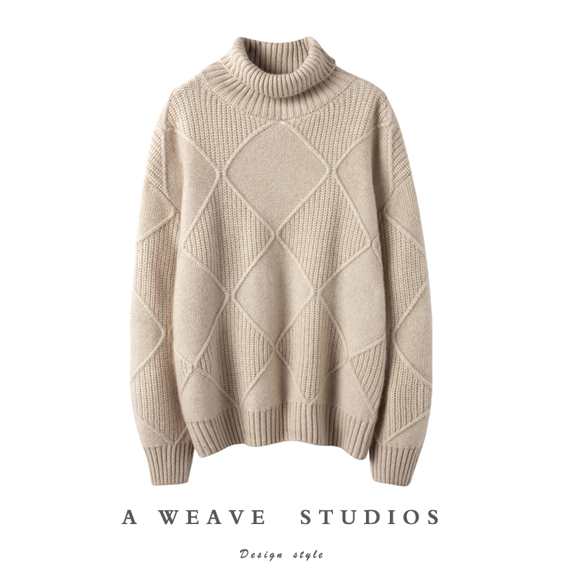 冬凤凰高端100%纯山羊绒衫