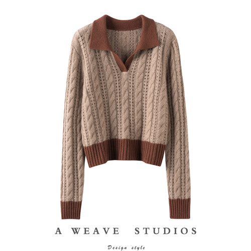 冬凤凰高端100%纯山羊绒衫